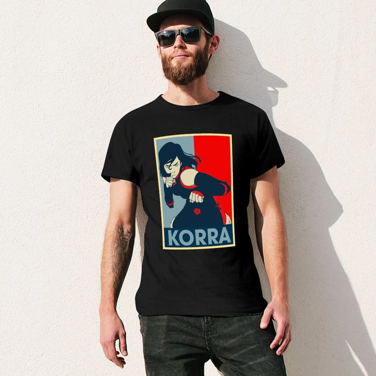 The Legend of Korra Anime Korra Art T-Shirt Thanksgiving Day Tee Top