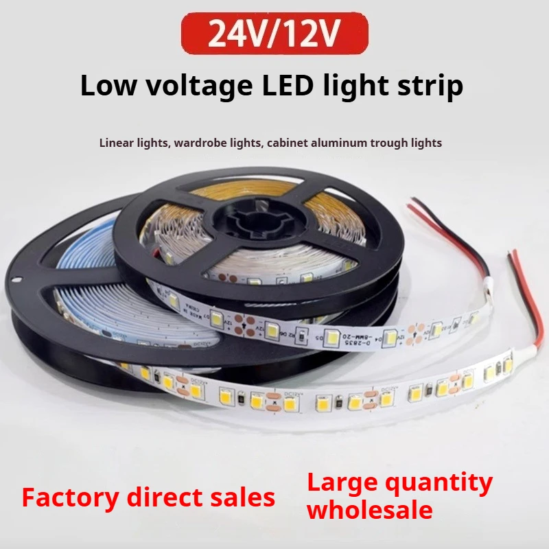 led12V low voltage patch 24V bare panel counter light box self-adhesive soft light strip decoration