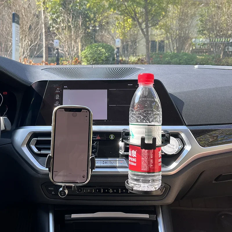 Multi-function Car Mount 360 Degree Rotating Cup Holder For Car Water Drink Coffee Bottle Phone Holder Air Vent Outlet Stand