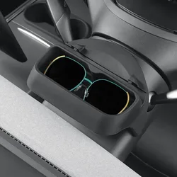 For Tesla Model Y Multifunctional Water Cup Holder Central Control Storage Box Model3 Drinks Holder Storage Tray Car Accessories