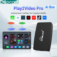 Ottocast Android Ai Box Wireless CarPlay Android Auto Adapter Built in Youtube Netflix Spotify IPTV for Car with Wired Carplay