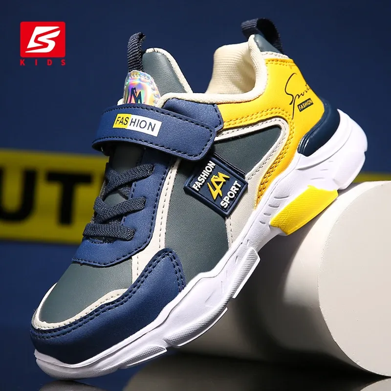  Baasploa New Kids Sport Shoes Mesh Breathable Lightweight Running Shoes Children Comfort Soft Casual Sneakers Non-slip Outdoor 