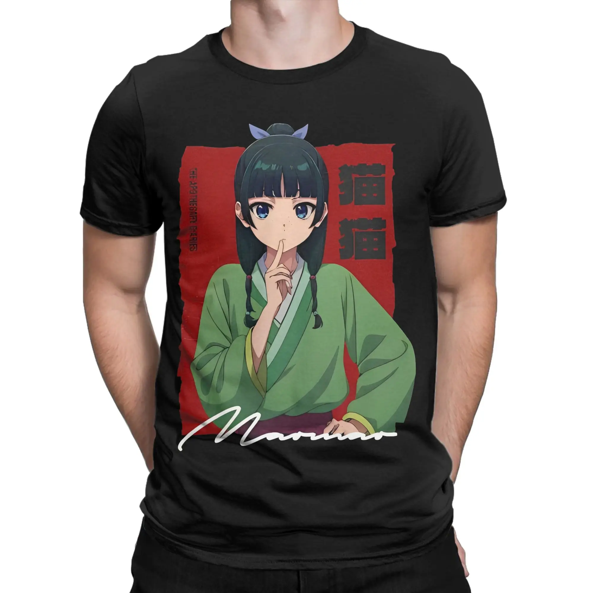 Kusuriya no Hitorigoto Anime T-Shirt The Apothecary Diaries Novelty Pure Cotton Tee Shirt Crew Neck T Shirt Summer Clothing