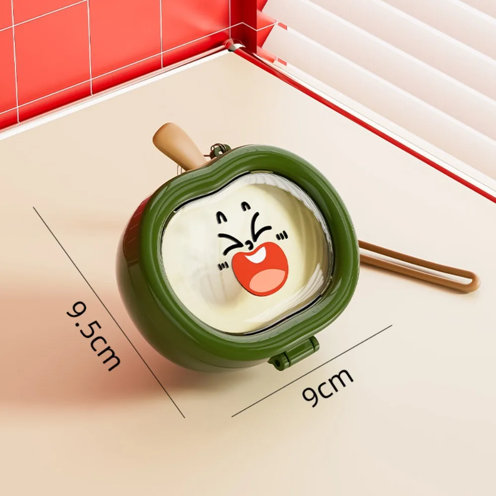 New 4 Compartments Pill Storage Box Moisture Proof Fruit Shape Pill Box Mini Portable Pill Dispensing Box