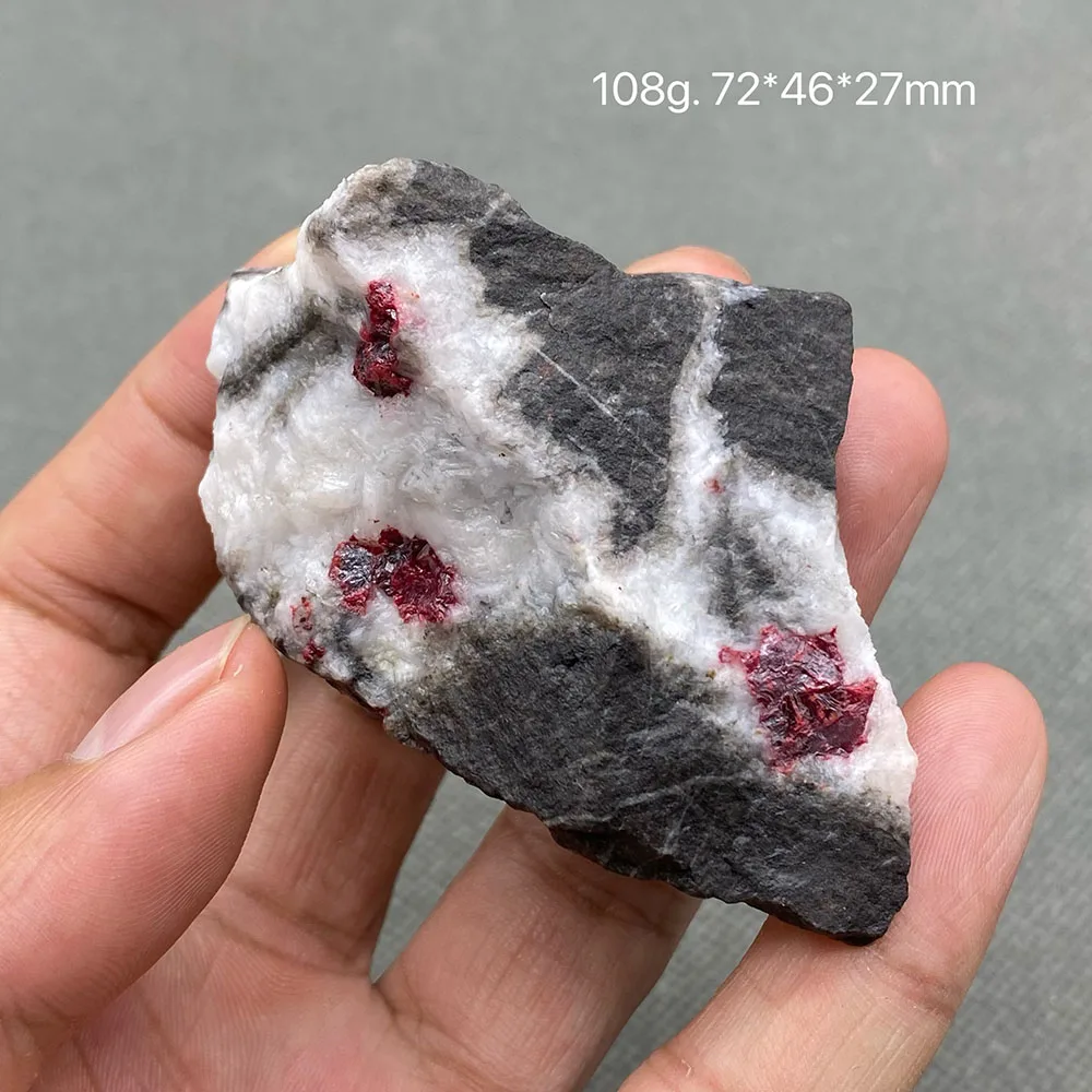 100% natural cinnabar rough quartz mineral rough specimen healing crystal