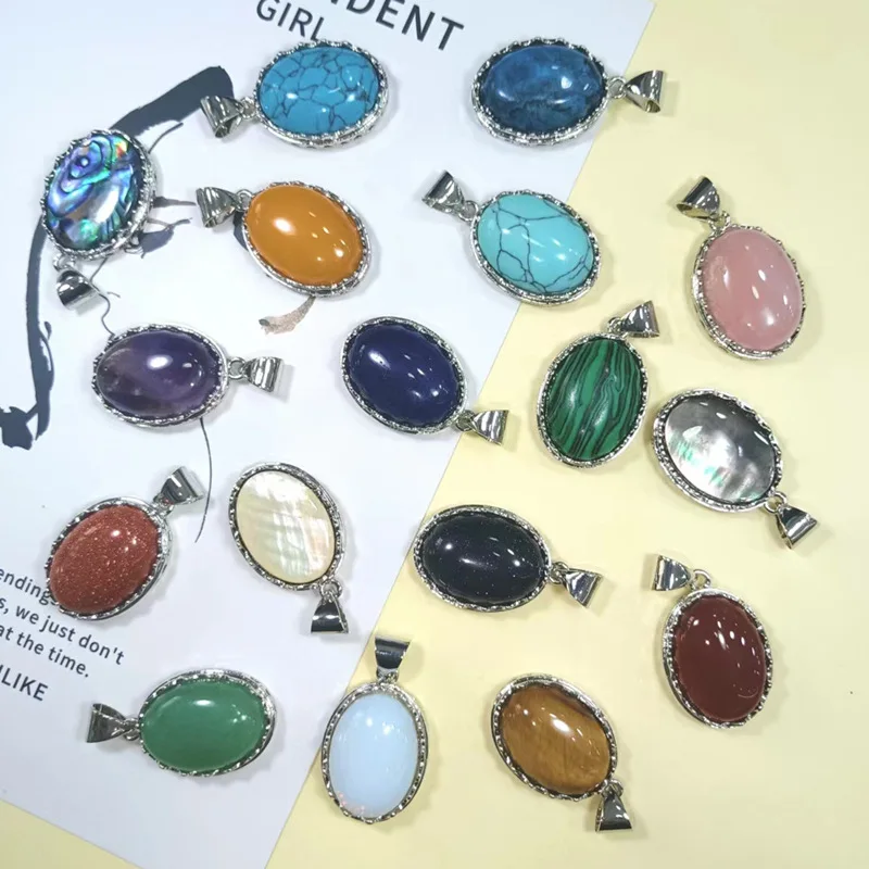 Abalone Shell, Black Shell, Synthetic Turquoise, Malachite, Natural Amethyst Rose Quartz