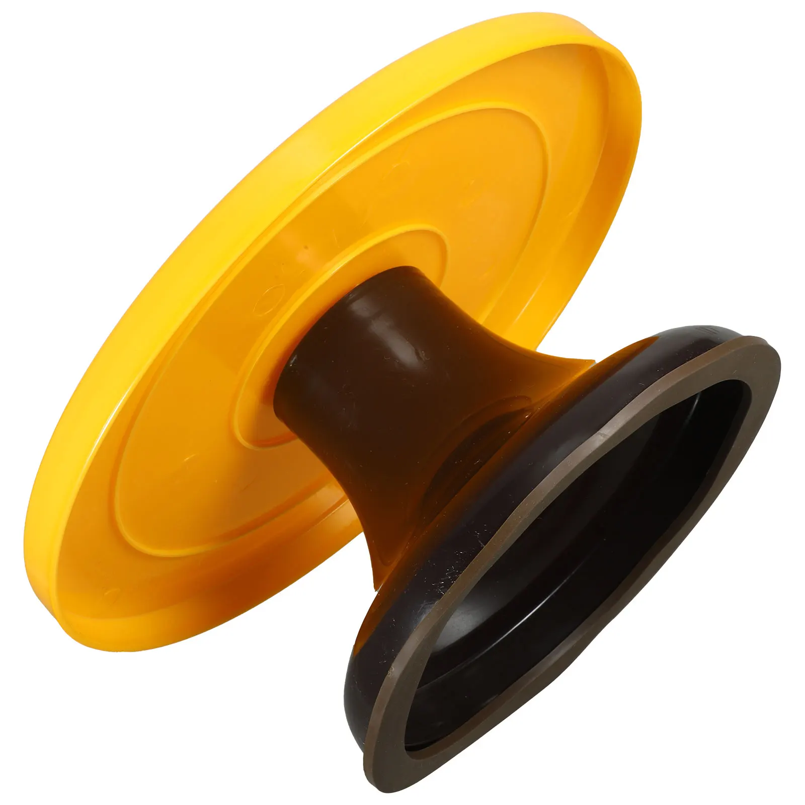 

10 Inch Cake Decorating Turntable Plastic DIY Cake Baking Tool Revolving Yellow Smooth Easy Clean Stable Non Skid Base