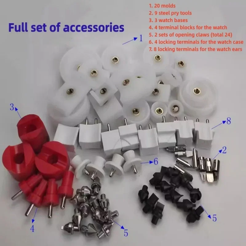 3-in-1 Multi-Function Watch Repair Machine Watch Back Case Opener Crystal Pressing Back Cover Sealing Machine
