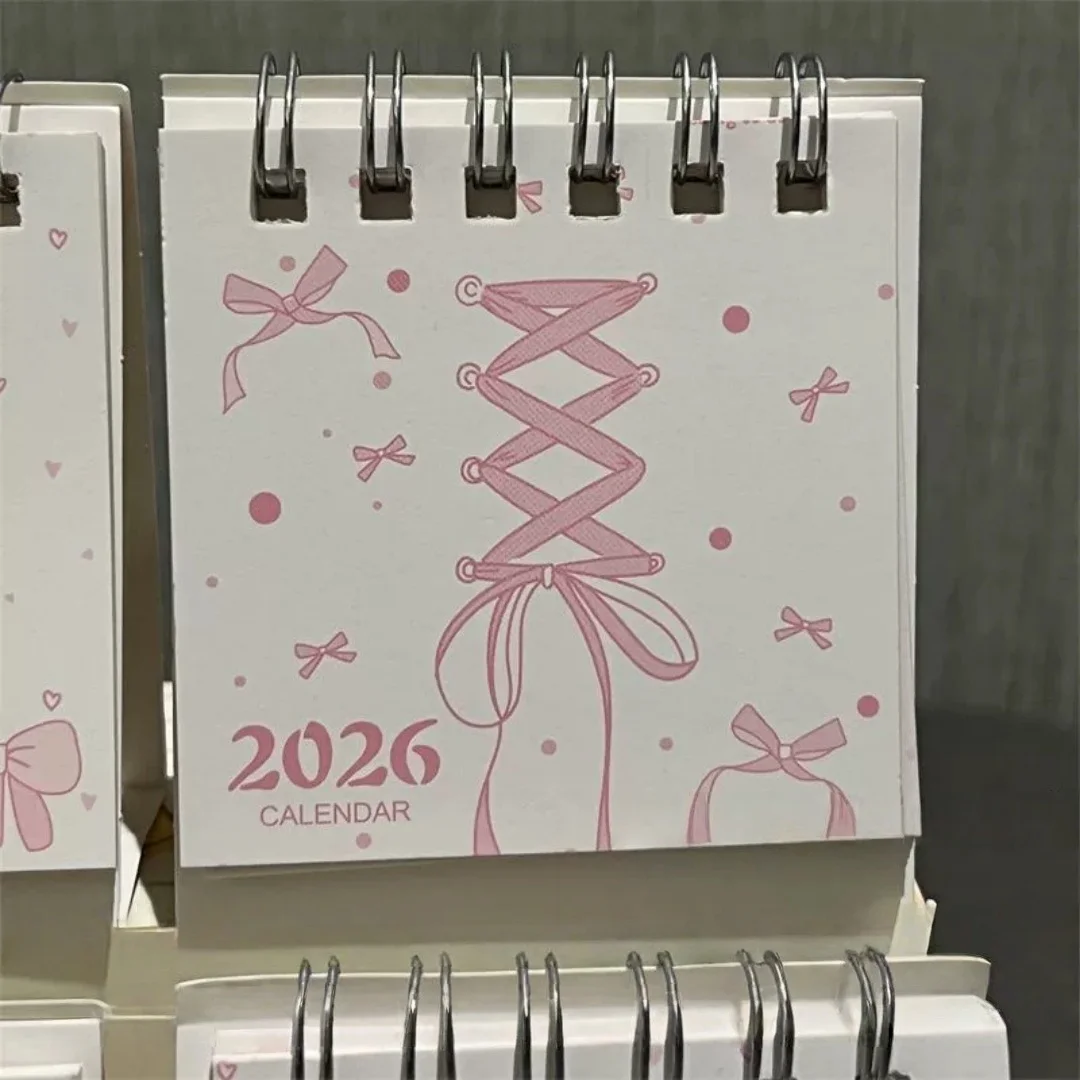 

Mini 2026 Calendar High Appearance Calendar Desk Calendar Monthly Planner Desk Accessories Decor Record Office School Supplies