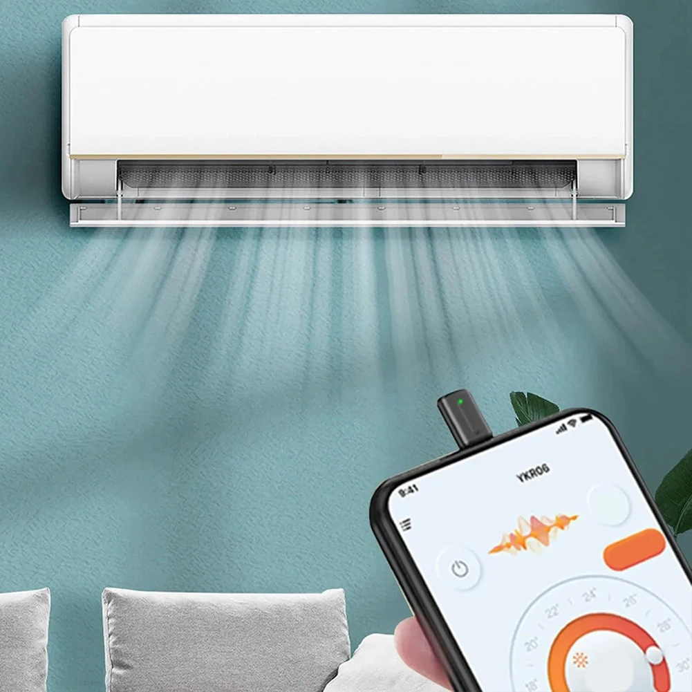 For Android Type-C Smart App Control Adapter Multi-Purpose Intelligent Infrared Remote Control Lightweight for Air Conditioning