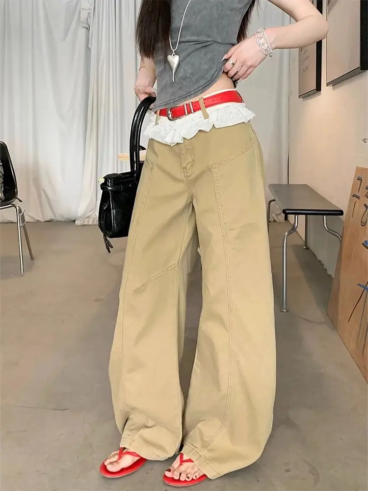 

Джинсы расклешенные 2000-х годов эмо необычная одежда укороченная до щиколотки короткие капри женские брюки женская мода повседневная повседневная простая одежда