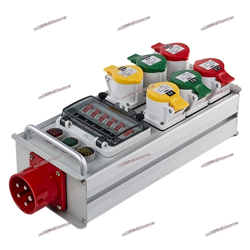 

6-Way Small Power Box 16A Socket Fuge Lighting Large Screen Led Wiring Controller Stage Celebration Wedding Power Strip
