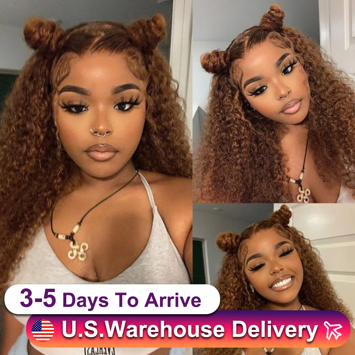 

30 32 Inch 13x4 Deep Wave Lace Front Wig HD Transparent 13x6 Lace Frontal Wig Brown Curly Human Hair Wigs Brazilian Closure Wig