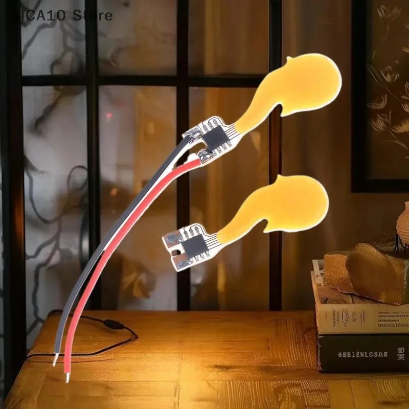 1 قطعة 3-5 فولت Led فلاش لهب الشموع اديسون لمبة LED خيوط 1800 كيلو COB ديود حفلة عيد ميلاد الديكور ضوء لمبة الملحقات