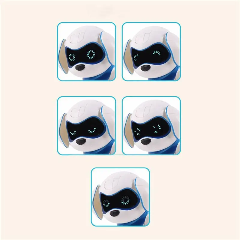 

B78B-2X Robot Dog Electronic Pet Wireless Robot Puppy Smart Sensor Will Walk Talking Remote Dog Robot Pet Blue