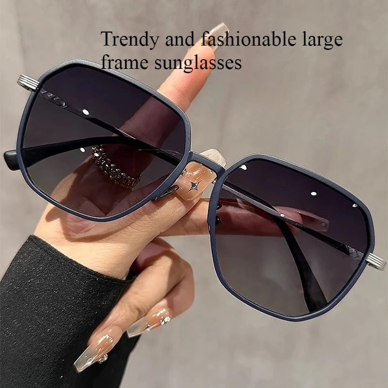 

Fashionable men's and women's sunglasses retro fashion high-end sun protection sunglasses for mountaineering tourism and beaches