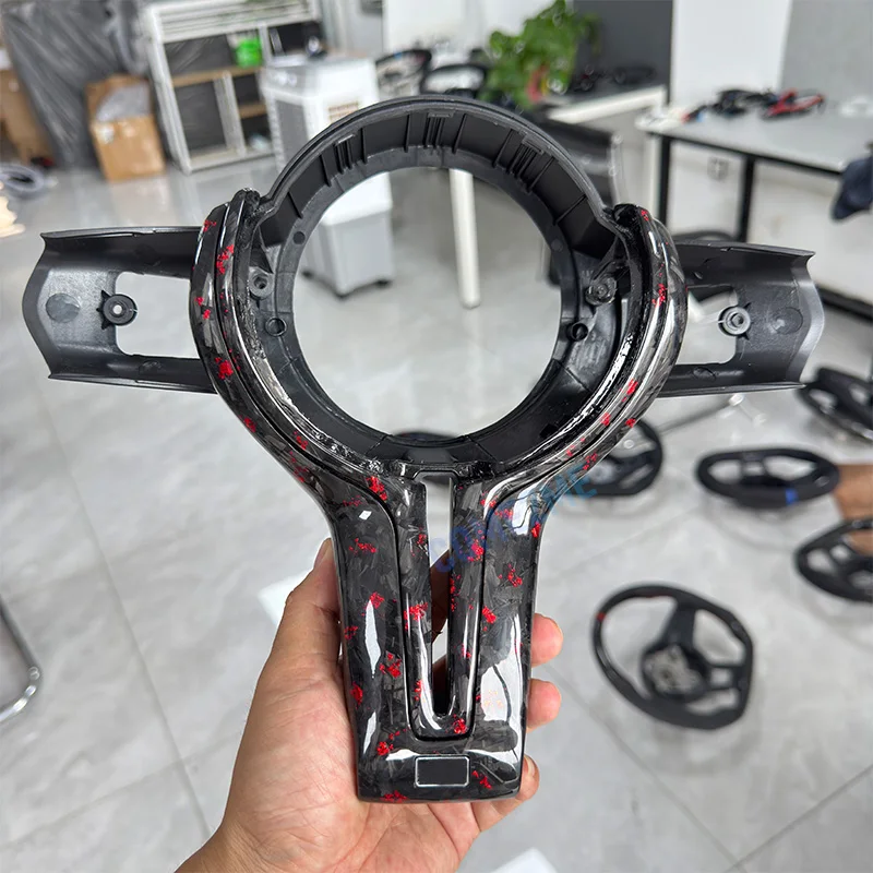 Steering Wheel Trim for BMW M2 F87 M3 F80 M4 F82 M5 F10 M6 F06 Real All Carbon Fiber M Power Steering Wheel Covers Car M Sport