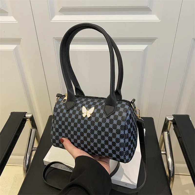 

2025 Vintage Pillow Bag for Women Spacious Butterfly Handheld Tote Trendy Crossbody Purse Unique Fashionable