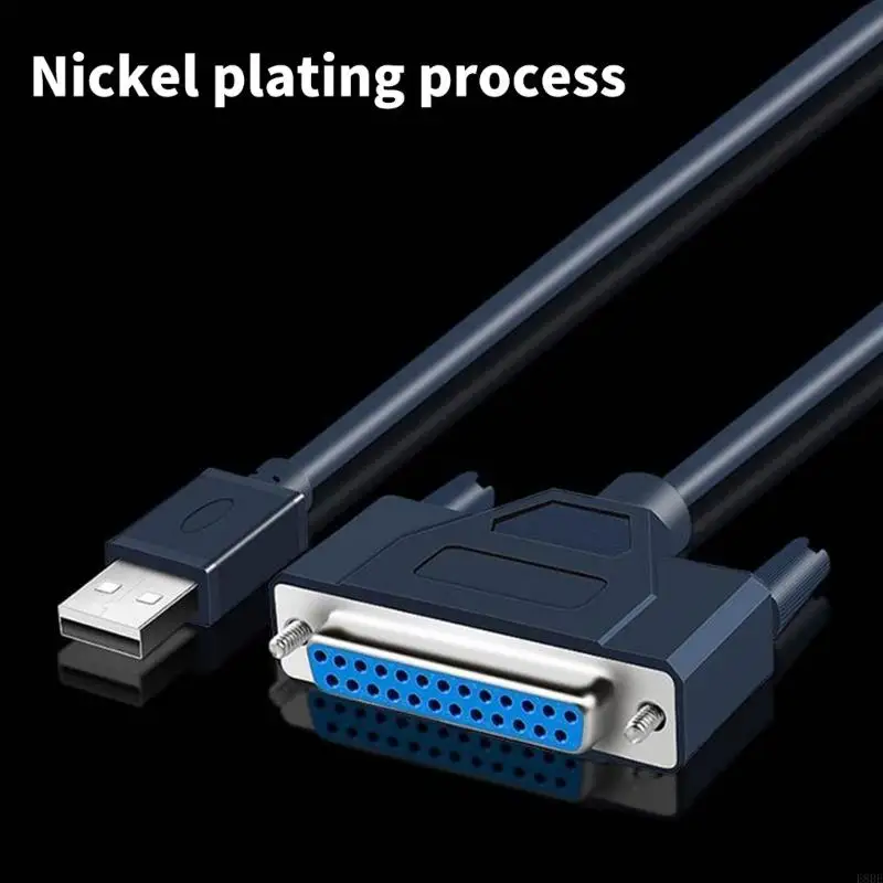 USB to 25PIN DB25 Parallel Printer Cable Adapter USB to Female Connectors Converters for Laptop Desktop PC Transfer