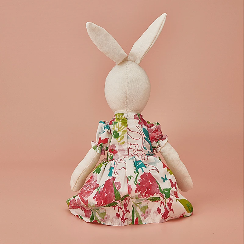 40cm robe lapin jouets en peluche doux animaux en peluche lapin Kawaii doux longues jambes en peluche apaiser poupées fille anniversaire
