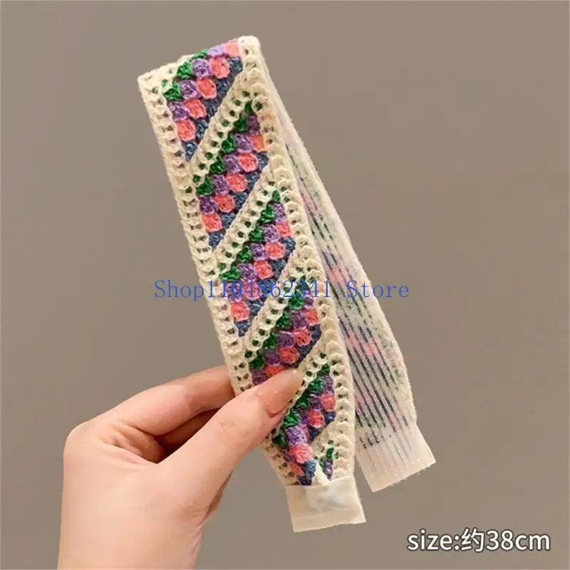 5ASD عصابة رأس متماسكة للبالغين مريح الشعر التفاف الشعر الديكور للأنشطة والتجمعات في الهواء الطلق #4