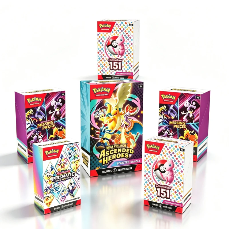 ！！！2026 Pokémon English Mega Evolution Ascended Heroes Scarlet Violet 151 Booster Bundle ME03 Trainer Box Collected Trading