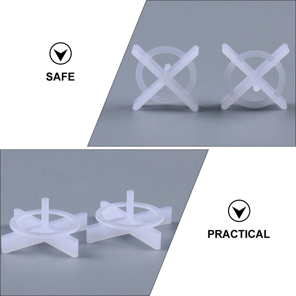 200 Pcs Tile Leveling System Clips Installation Kits Locator Tiles Leveler Tool Spacer White