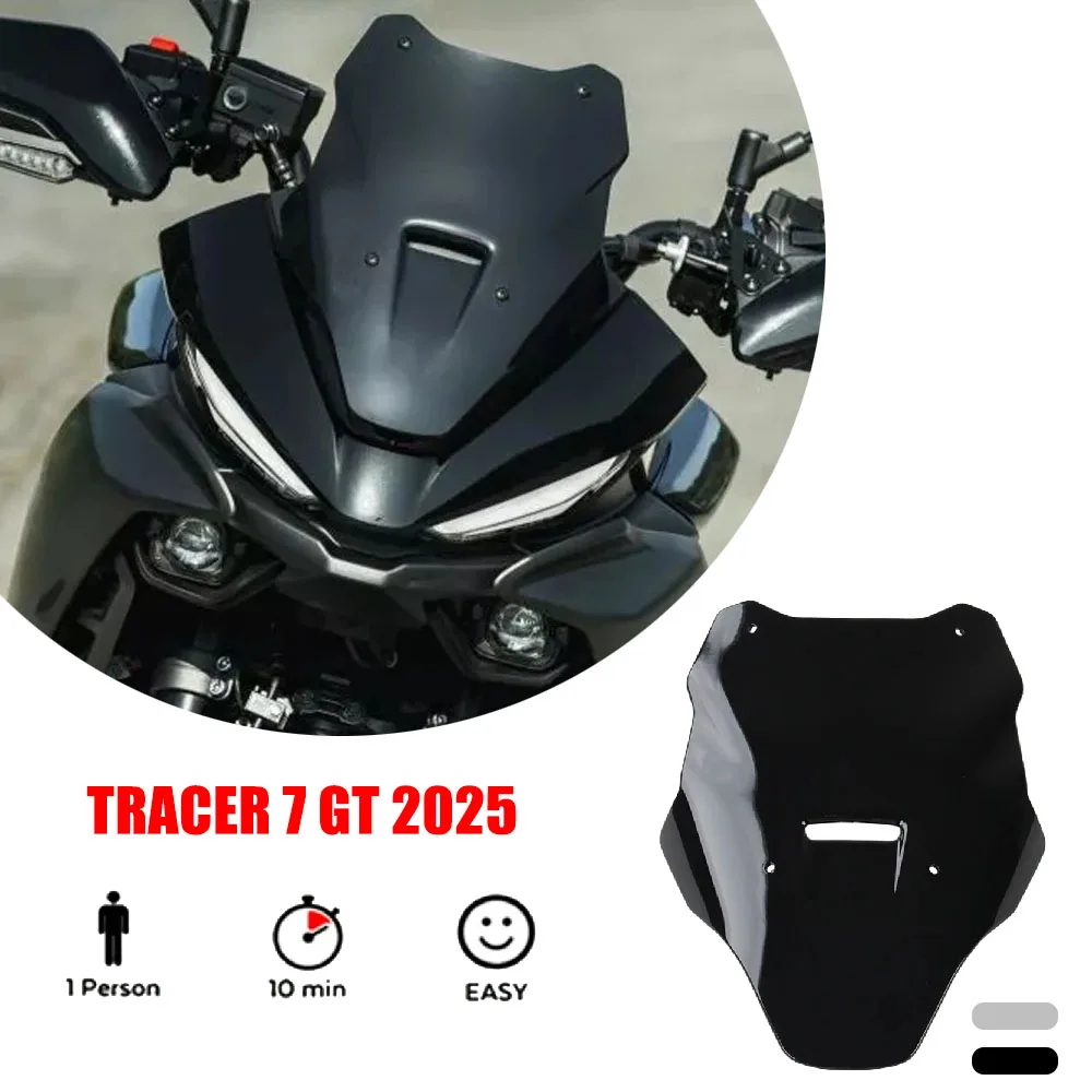 

Fit For YAMAHA TRACER 7 GT 2025 2026 Acrylic Raised Motorcycle Windshield Side Spoiler Accessory for Enhanced Riding Experience