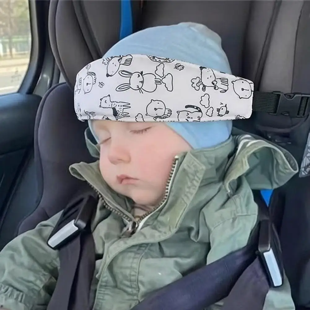 Baby Car Seat Head Auto Sleeping Headrest Support Children Belt Fastening Belt Adjustable Sleep Positioner Baby Saftey Pillows view 3