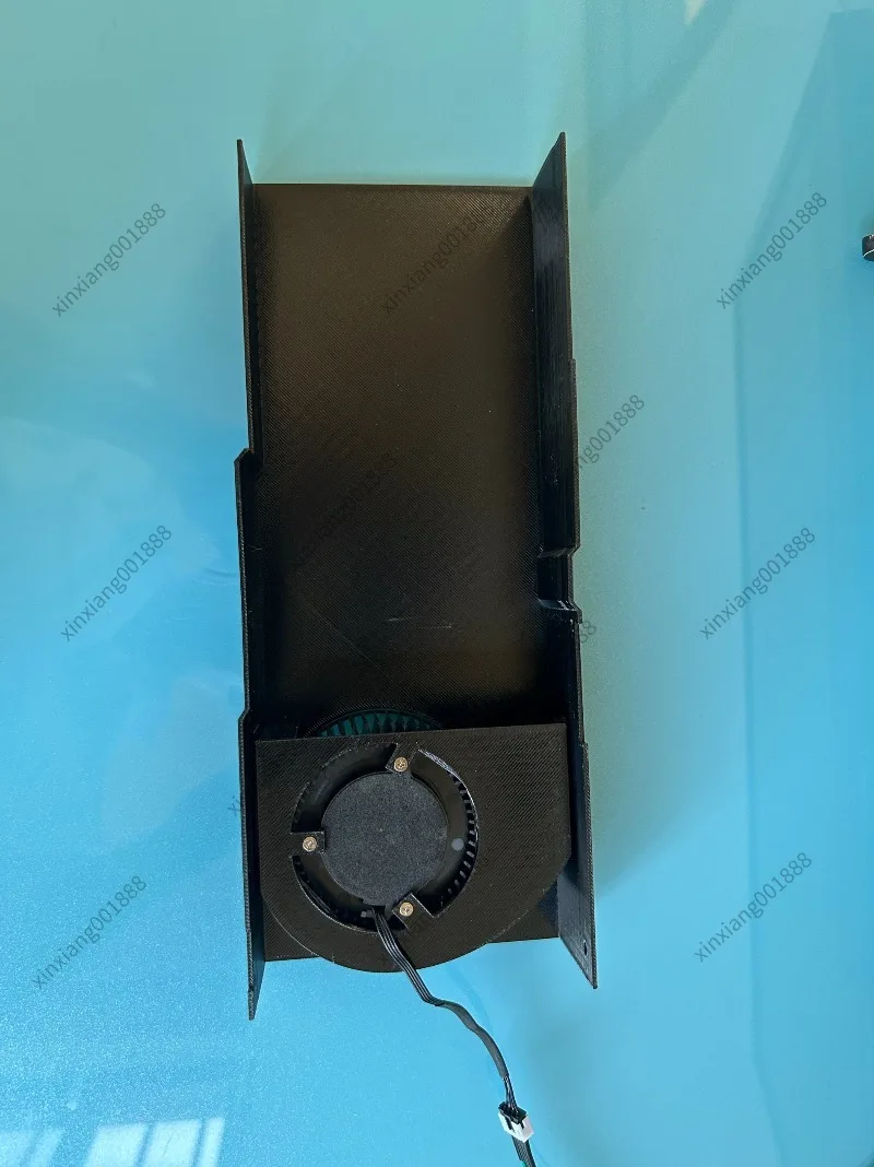 GPU Cooling Mod Kit for AMD MI50, Built-in Turbine Fan, Silent Efficient Cooling Replacement for Server Accelerator Card