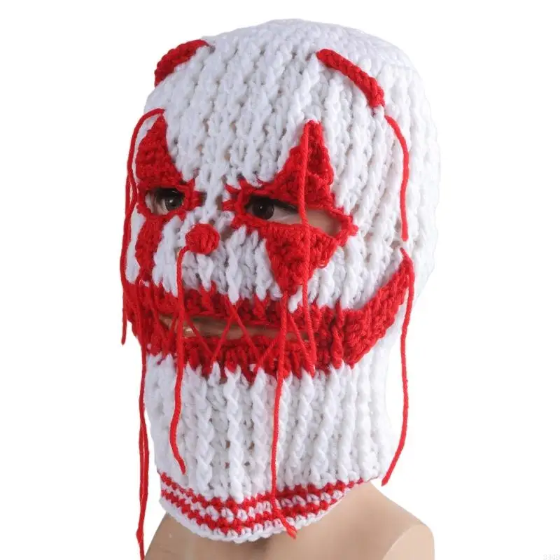 340D Balaclava Hat Horrid Skull Hat Caps for Women Men Cosplay Picture Props