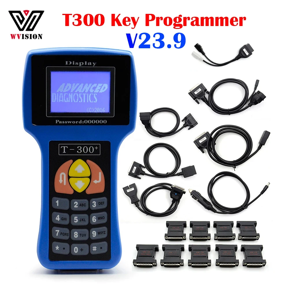 

T300 Key Programmer V23.9 T-300+ Auto Key Programmer English and Spanish Version Universal Cars Immobilizer Key Decorder