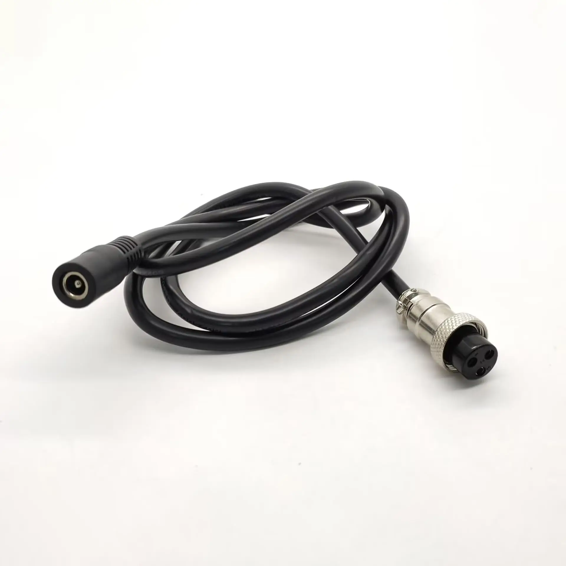 GX16 to DC Power Supply Cable, 3-Pin Female to 5.5x2.5mm Female Connector, 1M Solar Panel Inverter AC Cable for Solar PV Systems