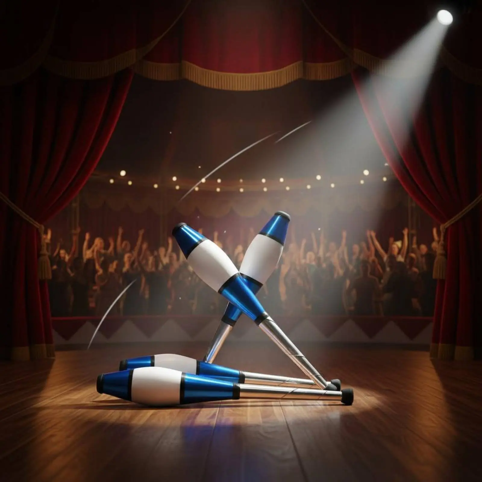 

Juggling Club Sturdy Construction Juggling Clubs Performance Training Clubs Soft Grip Handle Acrobatic Stick Balanced Weight