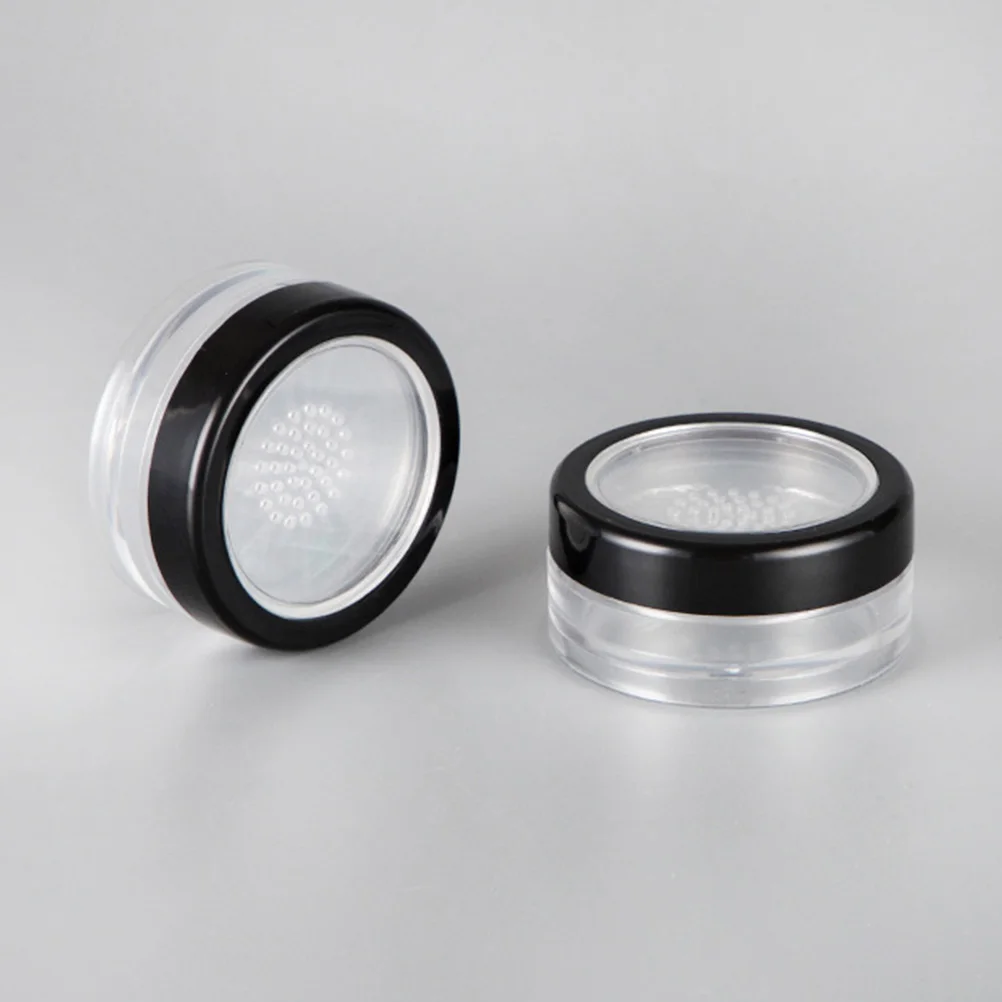 

10PCS 10G Compact Portable Loose Box Honey Compact Multi-purpose Cosmetics Sub Box for Home Use Black