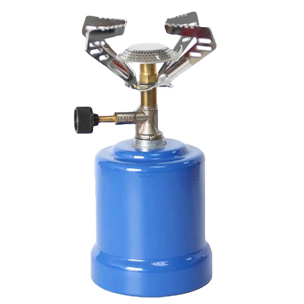 

Portable Coffee Stove Camping Gas Tank Stainless Steel Outdoor Cook Durable Heatproof Compact Lightweight Biking Tour Yard