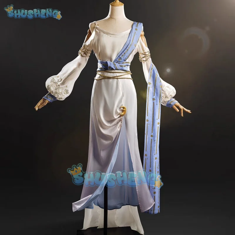 Fiona Gilman Priestess Cosplay Dress Suit Game Identity V Anime Elegant Dress Role Play Clothing Women Halloween Suit Shusheng