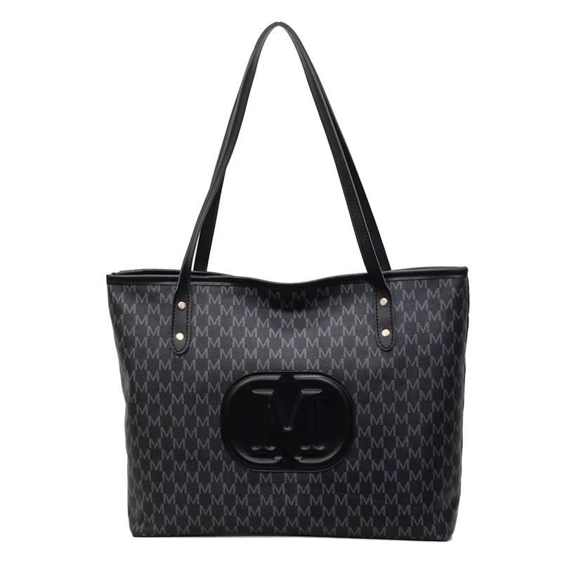 حقيبة حمل أنيقة جديدة ذات سعة كبيرة 2025 للنساء، متسوق كتف عصري، محفظة كاجوال واسعة للعمل والسفر