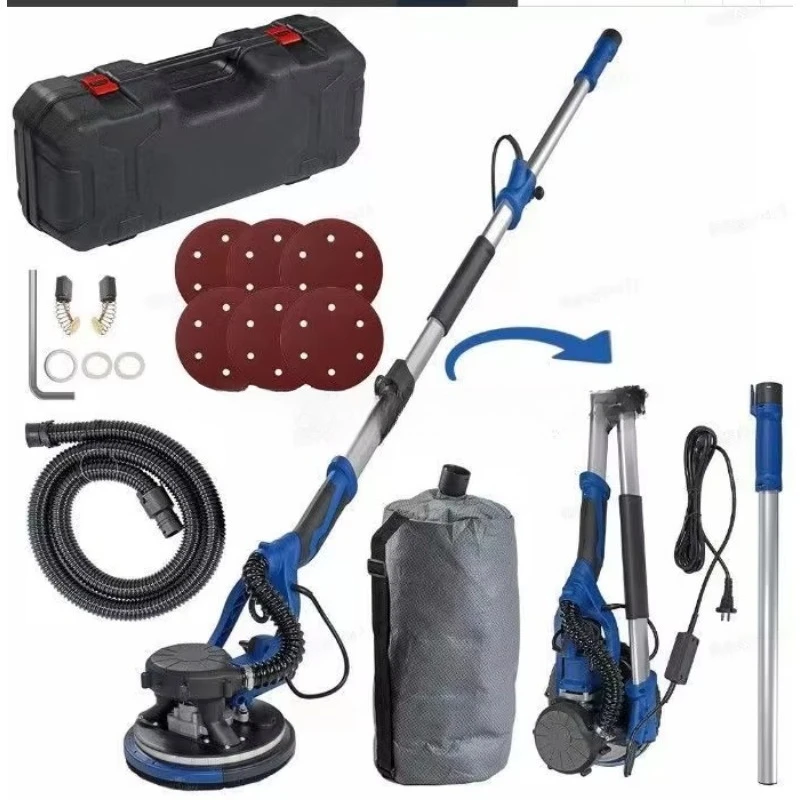 Wall Polishing Machine Dust-free  Portable Wall Putty Sandpaper Machine Handheld Electric Long Pole Wall Polishing