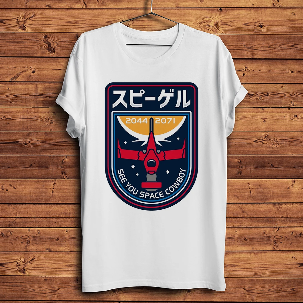 space hunter Cowboy Spike Spiegel Bebop swordfish Funny anime TShirt Men Homme Daily Short T Shirt Streetwear Unisex manga Tee