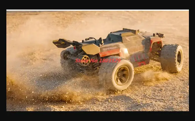 50KM/H High Speed 2.4G 4WD RC Racing Car With LED Off Load Climbing Remote Control Cars Drift Racing Vehical For Kid Boy Gifts