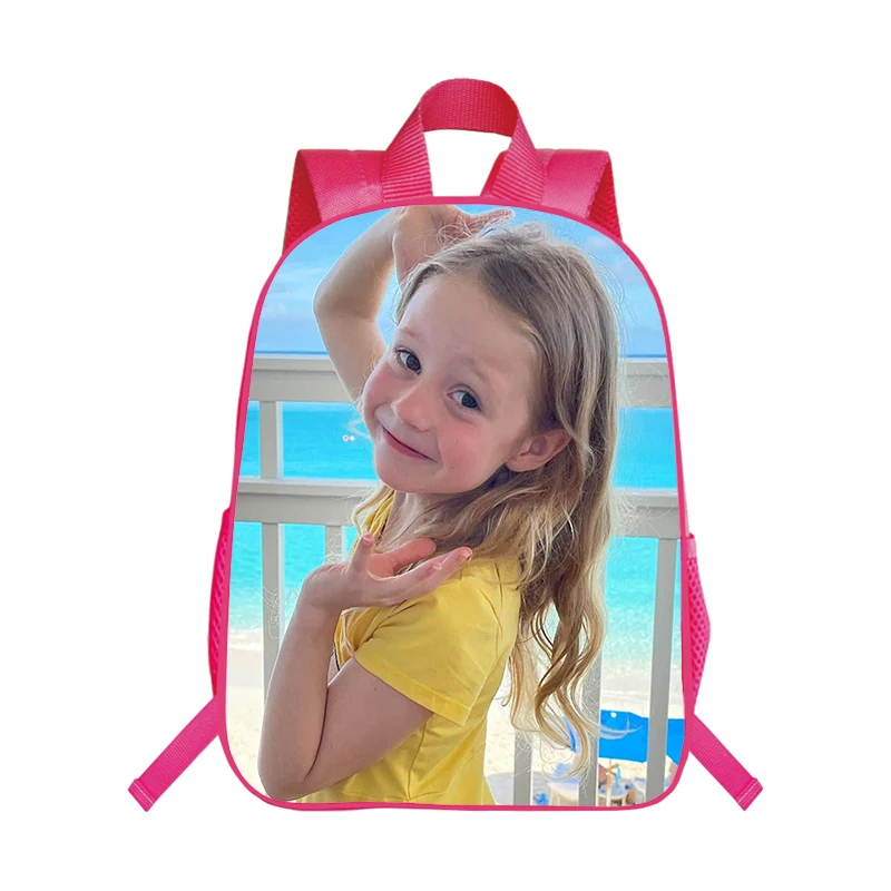 Mochila escolar de nailon con estampado de estrellas para niños, bolso escolar personalizado de gran capacidad, mochilas Kawaii para niñas