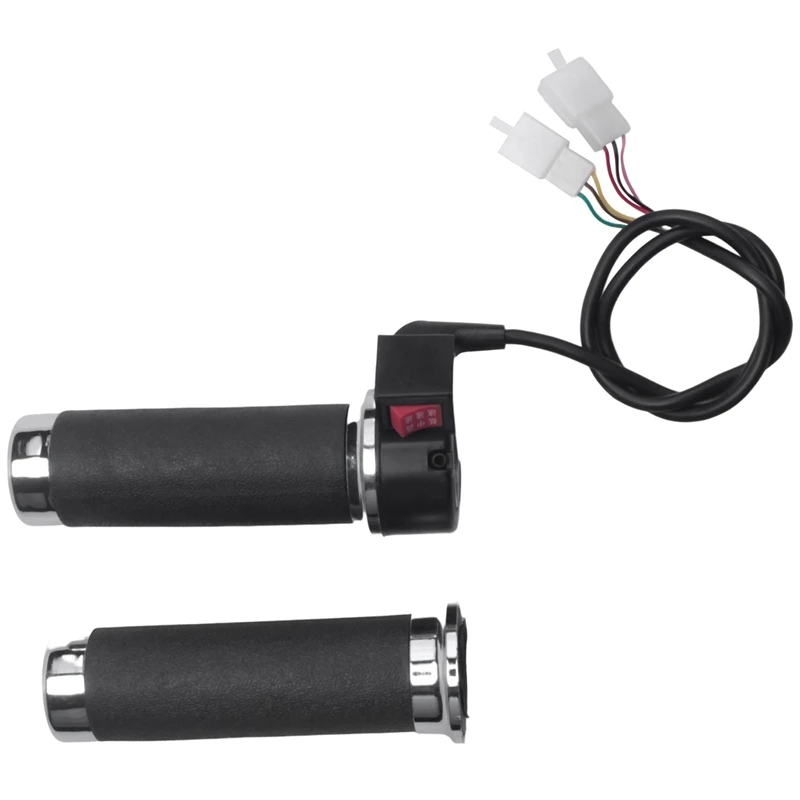 Piezas de agarre de giro de Control de acelerador de 25Mm, 3 cables, e-scooter, bicicleta eléctrica, Scooter, Control de acelerador, piezas de mango de giro