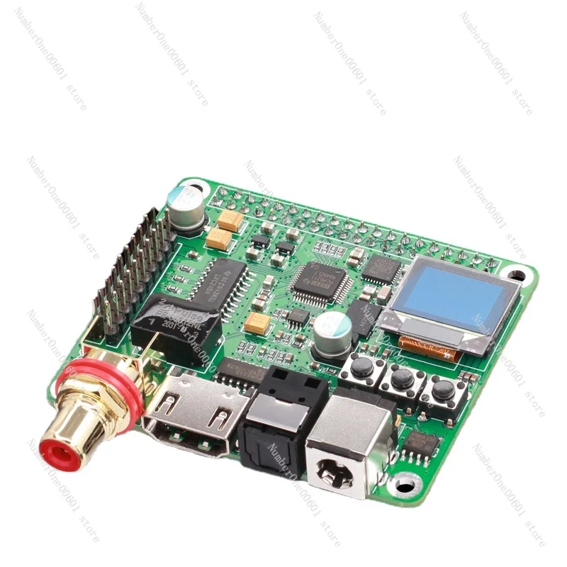 For Raspberry PI Digital Audio Decoding Board HIFI DAC Digital Broadcast Support Coaxial Fiber I2S 3B 4B