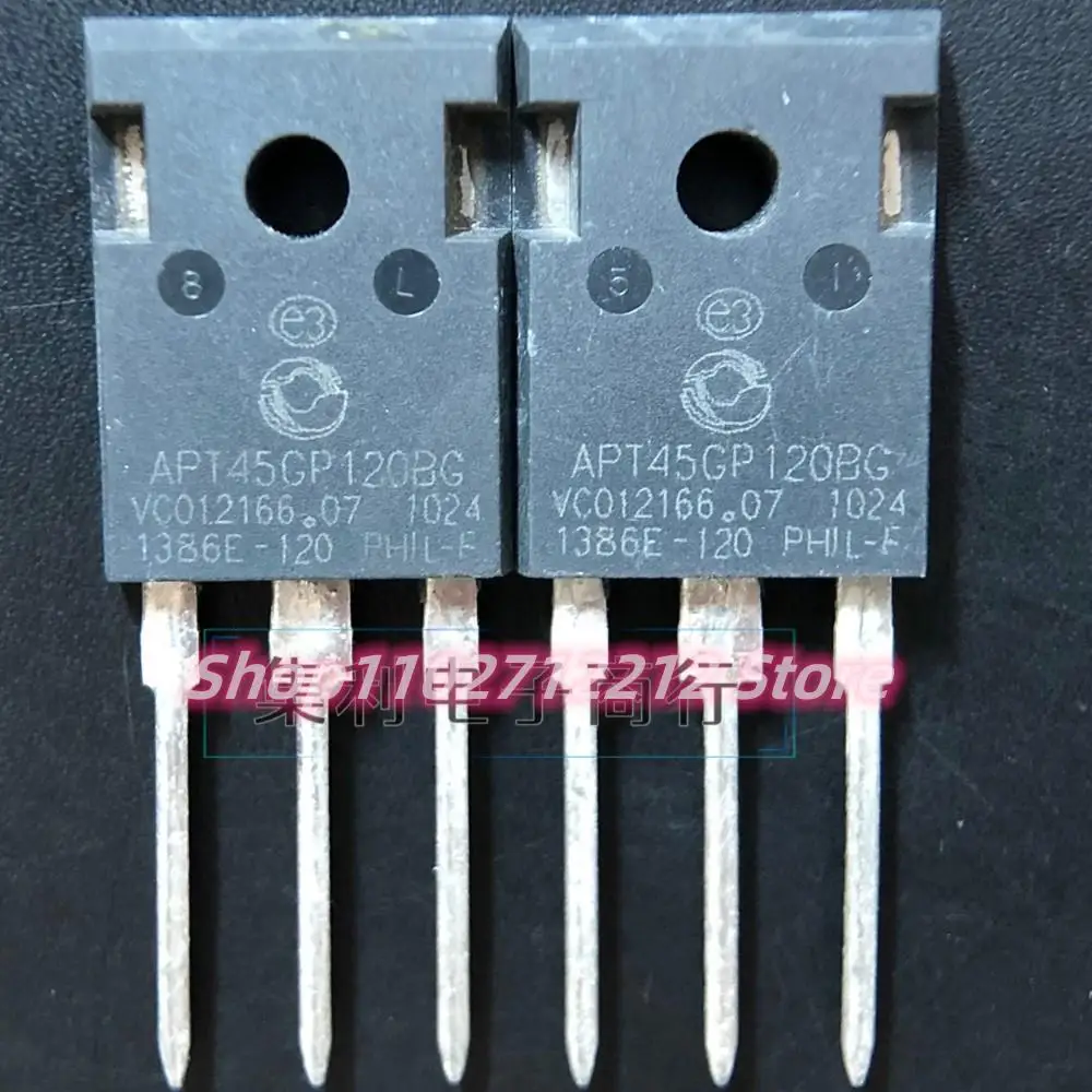 5PCS-10PCS  APT45GP120BG  TO-247 IGBT 1200V 100A  Imported NEW Original  Best Quality