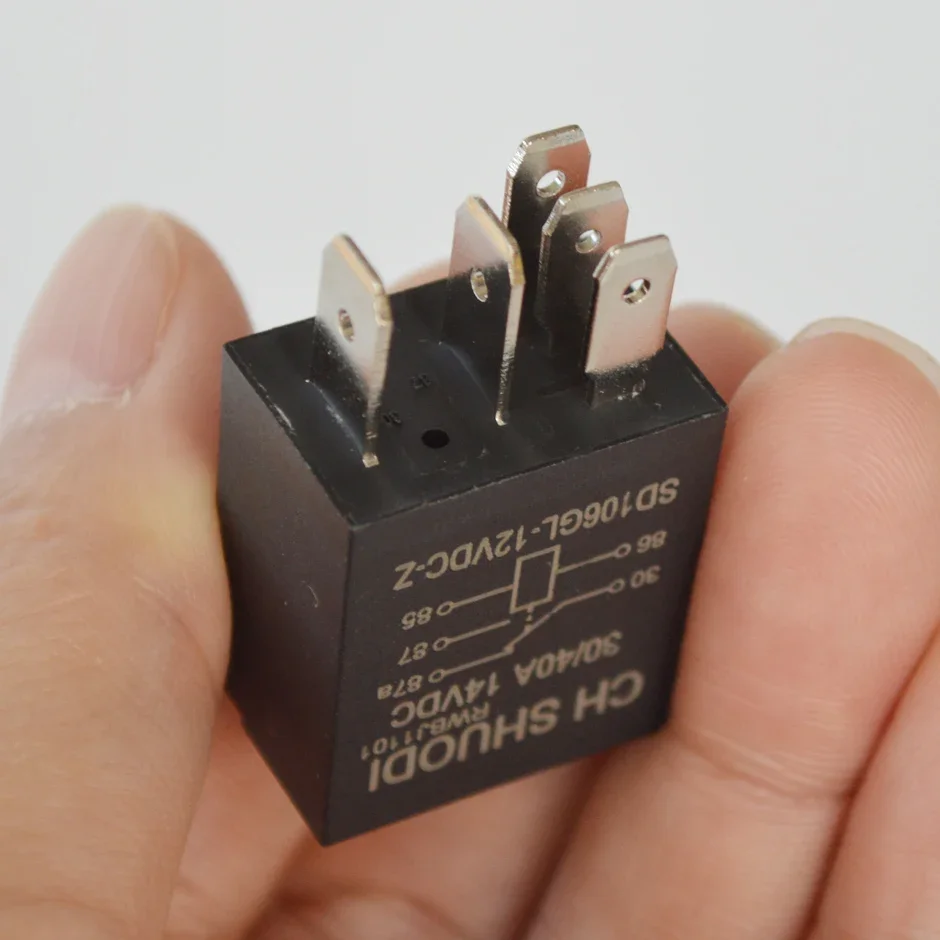 Car Relay DC12V 40A Rated Current SPDT 4 or 5 Pins Car Automotive Alarm Relay 40 Amp for Vehicle