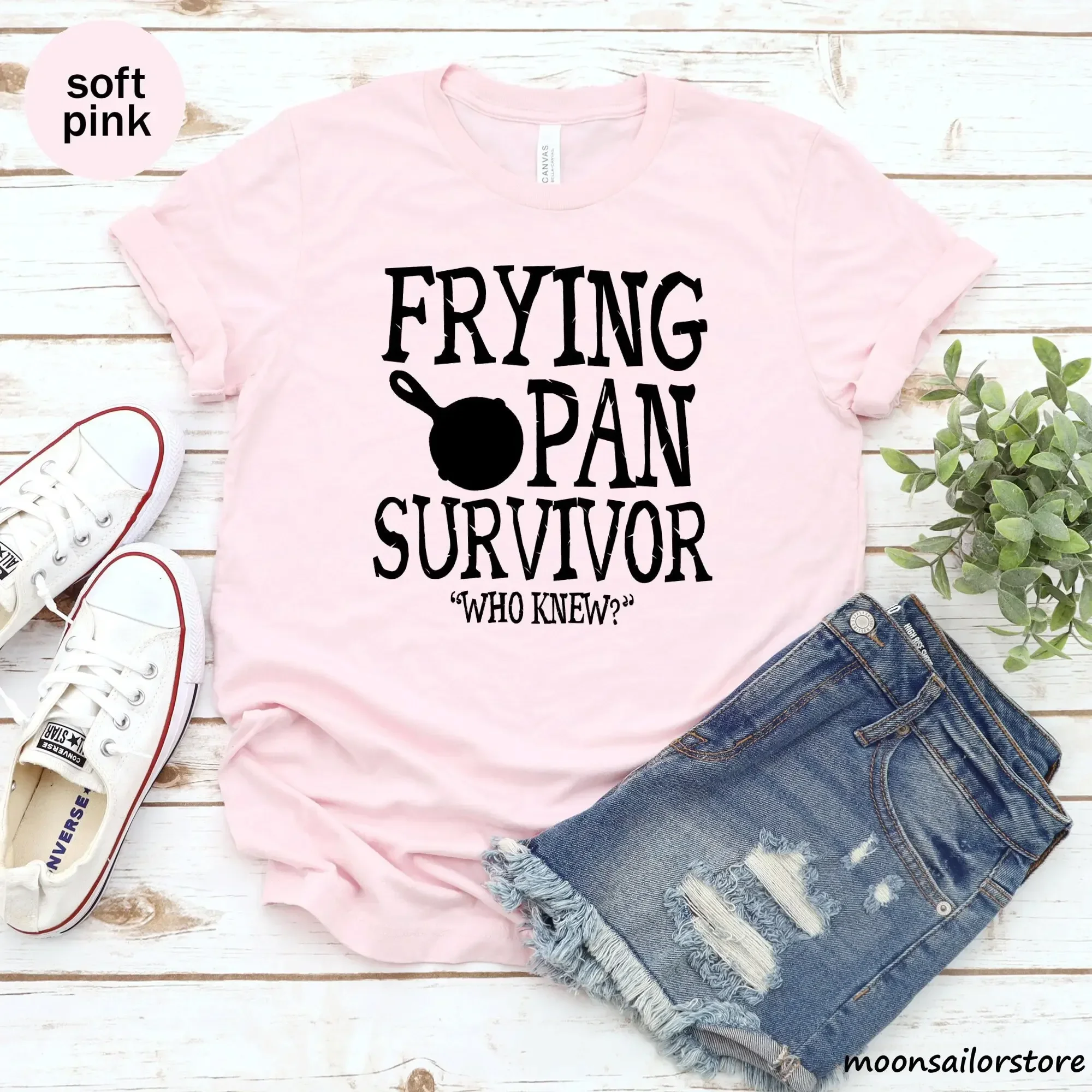 Frying Pans Survivor Who Knew T Shirt Film Flynn Ryder