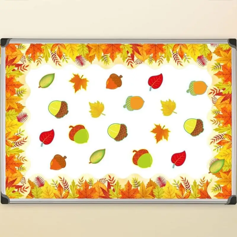 

31BA 10m Autumn Bulletin Board Border Maple Border Trim Classroom Borders