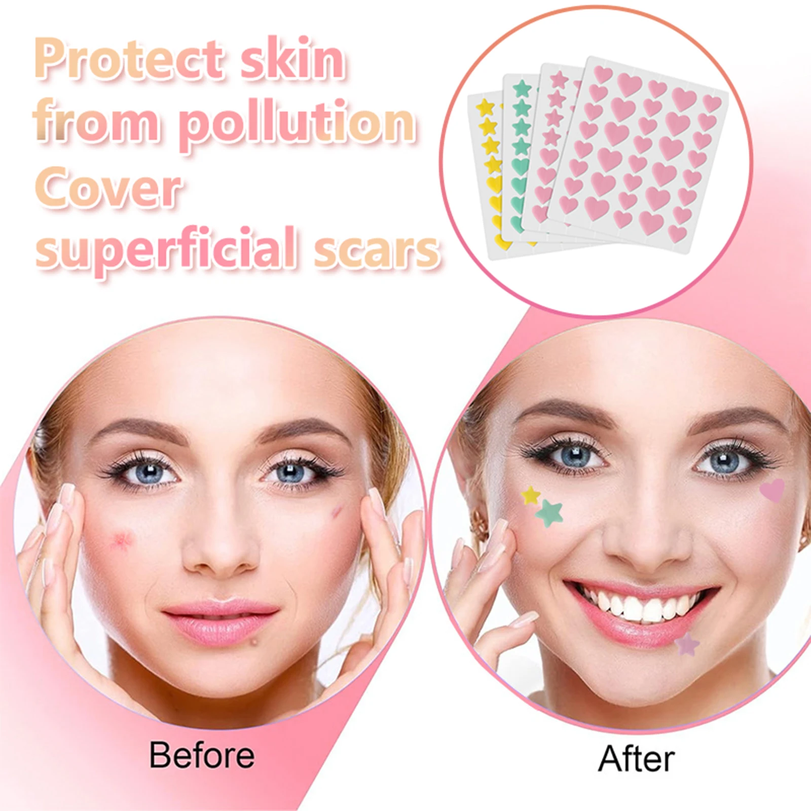 36Pcs Pimple Patch Acne Colorful Acne Removal Skin Care Stickers Y2K Originality Concealer Face Spot Beauty Makeup Tools