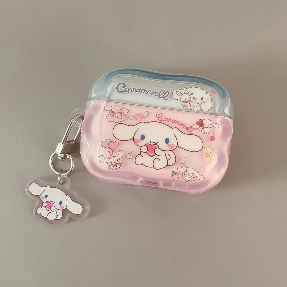 New for Apple AirPods Pro 3 2 Cartoon Cinnamoroll Earphone Protective Case for Apple AirPods 1 2 3 4 Pro Case with Pendant Cover - view 5